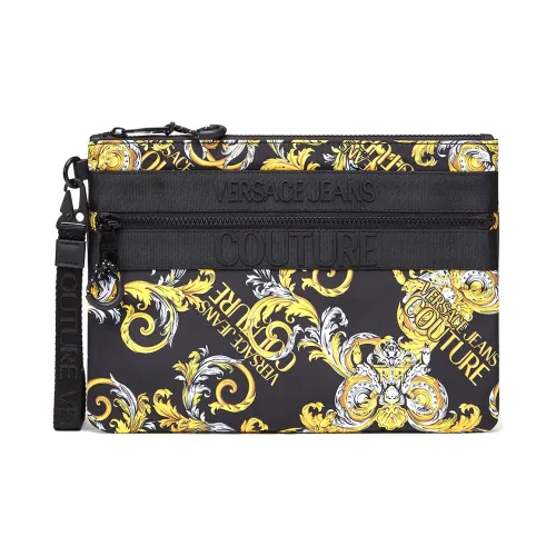 VERSACE JEANS COUTURE Полиэстер Клатч Стандартный Женский Черный