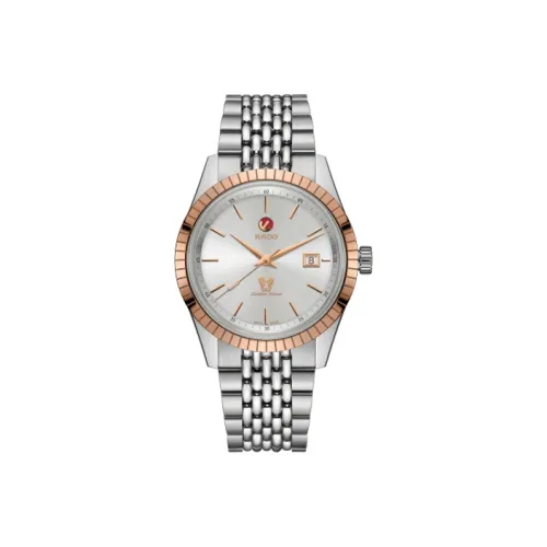 RADO Автоматический Механический Механизм Мужские Часы Heritage Collection 41,8 мм Серебряные