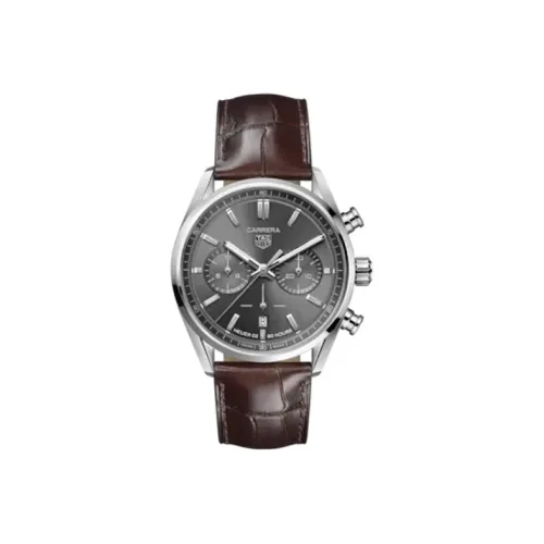 TAG HEUER Механизм с ручным заводом Мужские часы Carrera Collection Серые