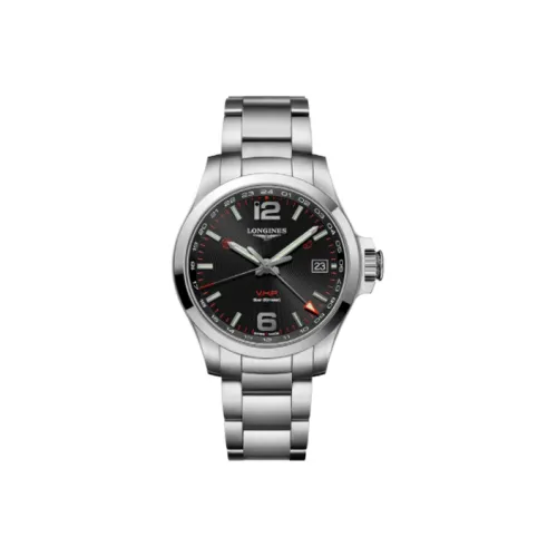 LONGINES Quartz Механизм Мужские часы Comcast V.H.P Series 41 мм Черные