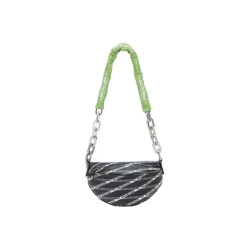 Balenciaga Сумка через плечо из коровьей кожи Унисекс Черная