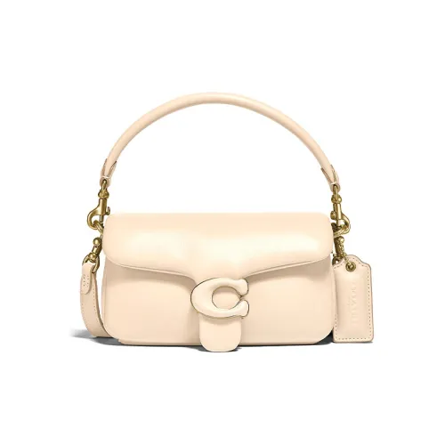 COACH Tabby Кожа Подушка Сумка Сумка через плечо Маленькая Сумка для женщин Макарон Абрикос