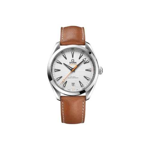 OMEGA Автоматический Механический Часы Мужские AQUA TERRA 150 метров 41 мм Белые