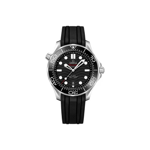 OMEGA Автоматический Механический Часы Мужские Seahorse Series 300m Diving Watch 42 мм Черные