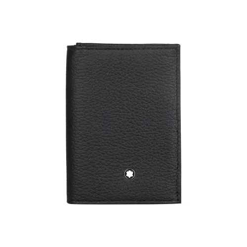MONTBLANC Meisterstuck Кожаный держатель для визиток Мужской Черный
