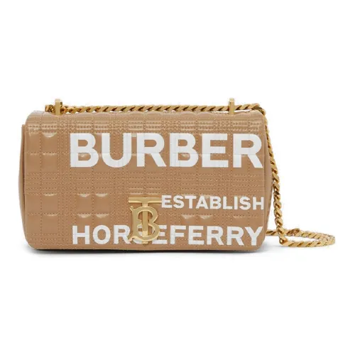 Burberry Horseferry Sheepskin Сумка через плечо Женская Коричневая