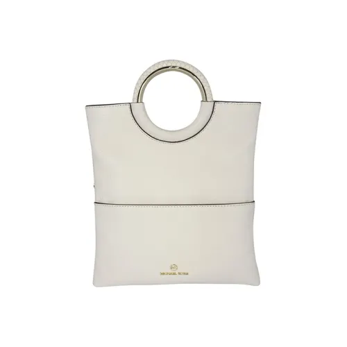 MICHAEL KORS Rosie Коровья кожа Сумка для покупок Сумка через плечо Сумка среднего размера Женская Кремовая