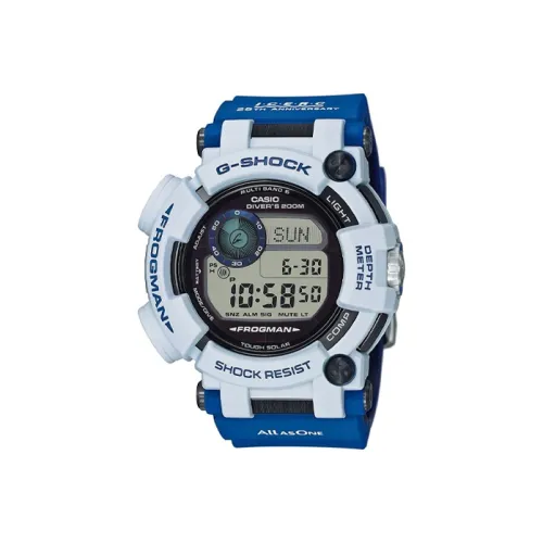 CASIO G Shock Кит World Ограниченная серия Frogman Солнечный кварцевый механизм Часы Мужские с серым циферблатом