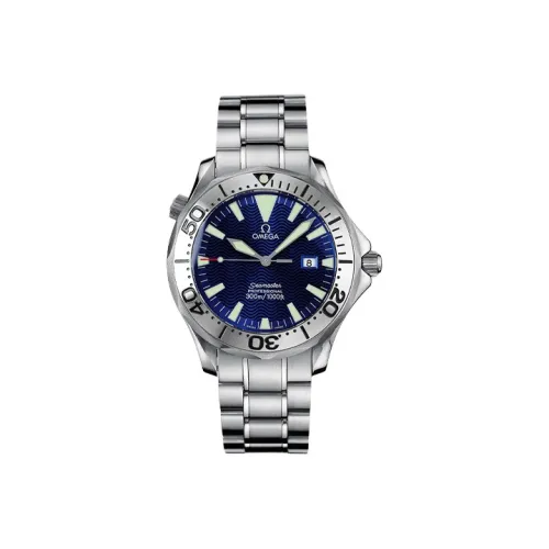 OMEGA Seahorse Collection Кварцевый механизм Мужские часы Циферблат 41 мм Синий корпус из нержавеющей стали