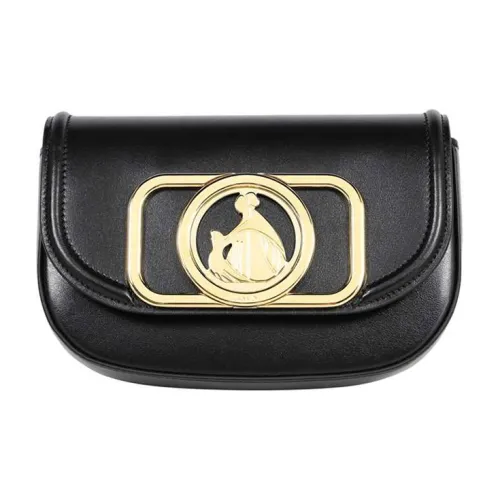 Lanvin Сумка через плечо из коровьей кожи женская черная