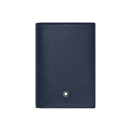 MONTBLANC Телячья кожа Кошелек Мужской Синий