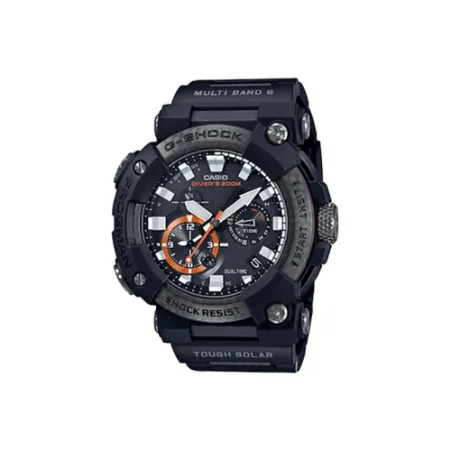 CASIO G-SHOCKMASTER OF G SEA Collection FROGMAN Collection Солнечный кварцевый механизм Часы Мужские Черный циферблат