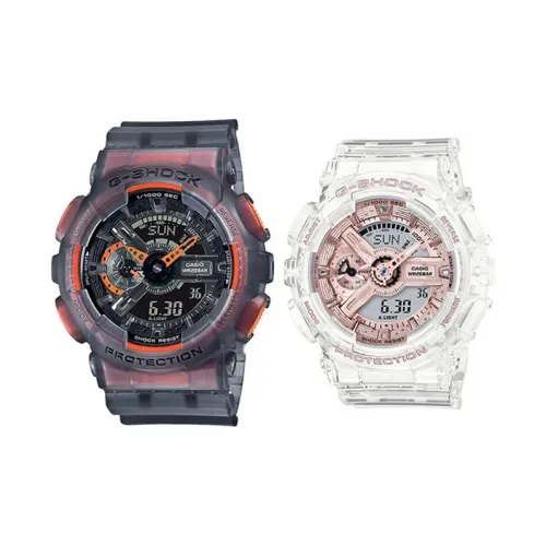 CASIO G SHOCK Collection Кварцевые Механические Часы Унисекс Черный Циферблат GA 110LS 1A+GMA S110SR 7A