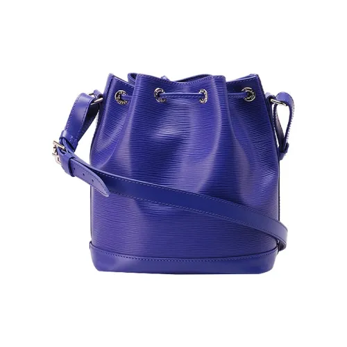 LOUIS VUITTON Сумка-ведро из кожи EPI сумка через плечо мини женская синий-фиолетовый