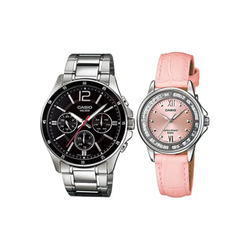 CASIO ENTICER SERIES DRESS Collection Кварцевые Механические Часы Унисекс Черный Циферблат