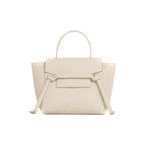 CELINE Ремень из коровьей кожи сумка через плечо сумка женская цвет слоновая кость