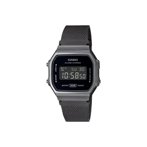 CASIO Vintage Collection A168 Кварцевый механизм нержавеющий стальной ремешок унисекс черный циферблат