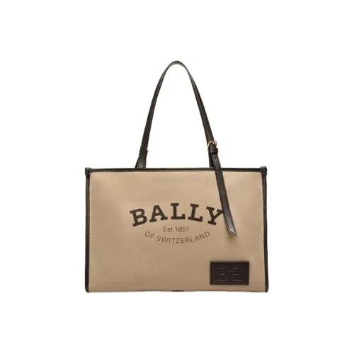 BALLY Нейлоновая холщовая сумка сумка-тоут сумка для покупок сумка через плечо женская сумка бежевый цвет