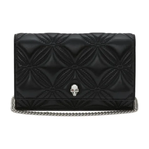 Alexander McQueen Pap Кожа Сумка Сумка через плечо Сумка через плечо Средний Женская Черная