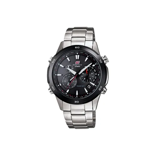 CASIO EDIFICE Collection Кварцевый механизм нержавеющая сталь ремешок часы для мужчин черный циферблат