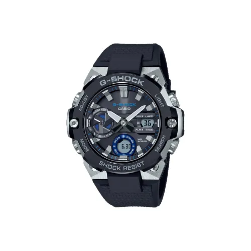 CASIO G SHOCK Collection Кварцевый механизм Смольный ремешок Часы Мужские Черный циферблат GST B400FP 1A2