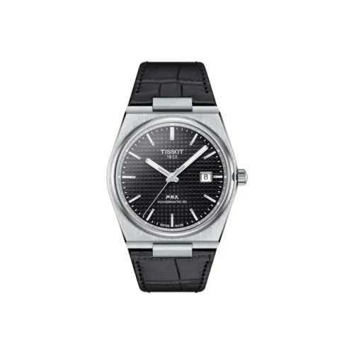 TISSOT Автоматический Механический Механизм Мужские Часы PRX Super Player Series 40 мм Черные