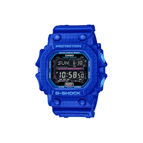 CASIO Five Tigers Will Series Кварцевый механизм Смольный ремешок Часы Мужские Черный циферблат GX 56SGZ 2JR