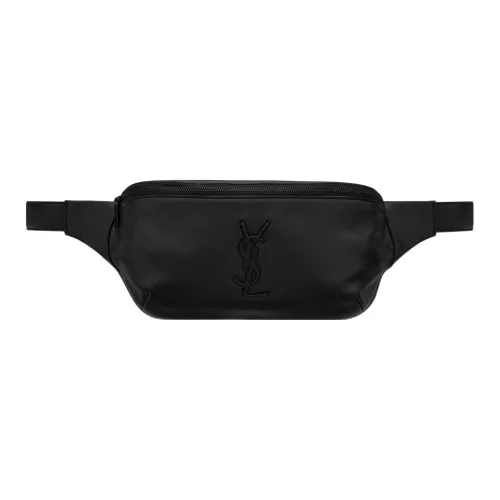 SAINT LAURENT Sheepskin Wallet Men's Black