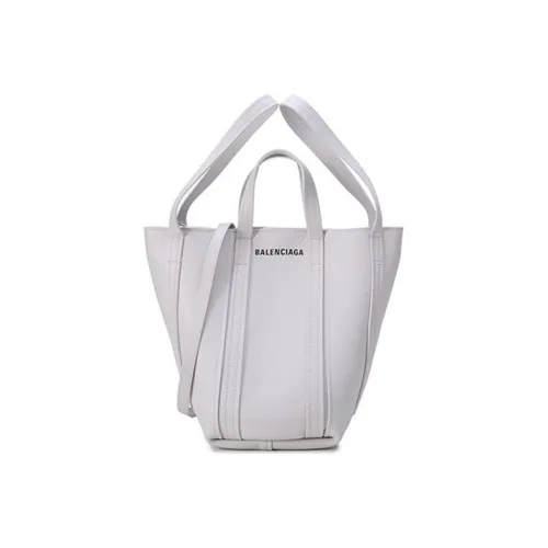 Balenciaga Сумка Tote из коровьей кожи сумка для покупок сумка через плечо сумка на одно плечо обычная женская цвет мел белый