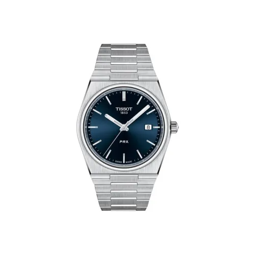 Tissot Quartz Механизм Мужские Часы PRX Super Player Series 40мм*39,5мм*10,4мм Синий
