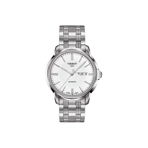 TISSOT Автоматический Механический Механизм Мужские Часы 39,7 мм Белый