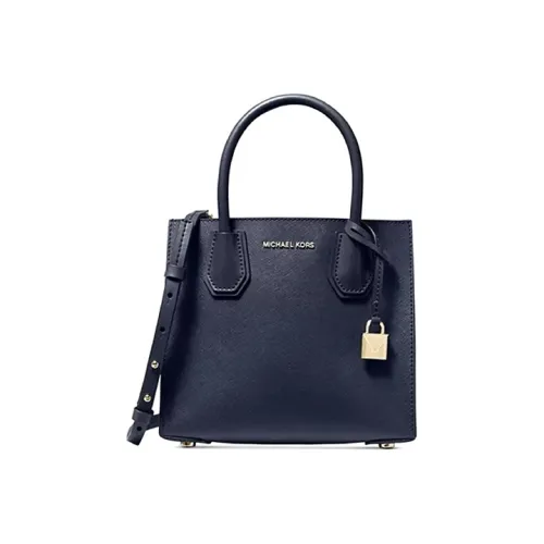 MICHAEL KORS Mercer Коровья кожа Сумка Сумка через плечо Сумка через плечо Средний Женская Темно-синий