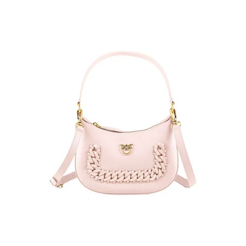 PINKO Коровья кожа Bird Сумка Swallow Сумка Подмышечная Сумка Сумка через плечо Женская Розовая