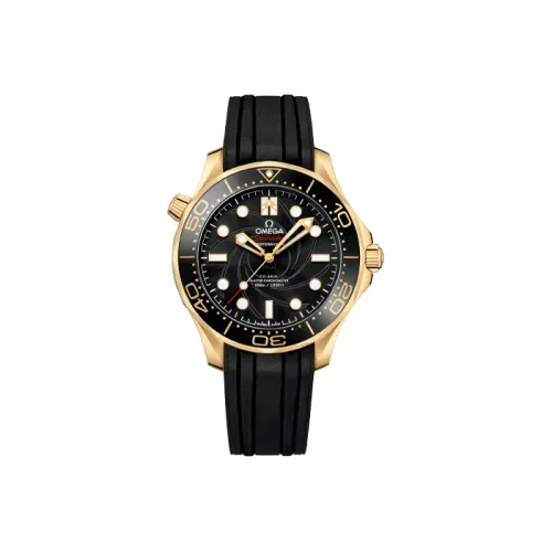 OMEGA Автоматический Механический Часы Мужские Seahorse Series 300m Diving Watch 42 мм Черные