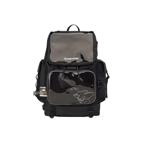 LiNing Disney Collaboration Sports Life Collection Полиуретан Рюкзак Унисекс Черный