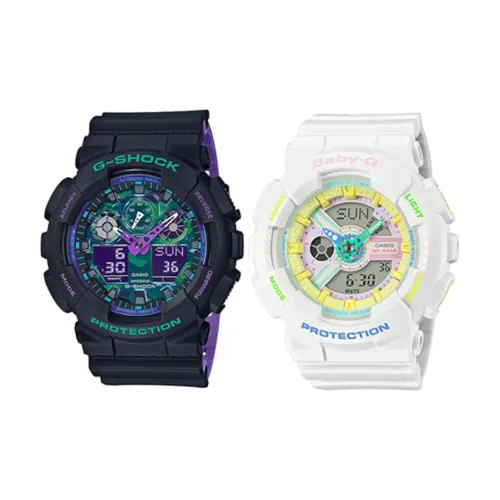 CASIO г Shock Малыш г Неон Визуальный Единорог Кварцевый механизм Часы Унисекс Многоцветный Циферблат часов