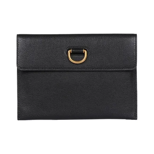 Burberry Кожа Хранение Сумка Клатч Женский Черный