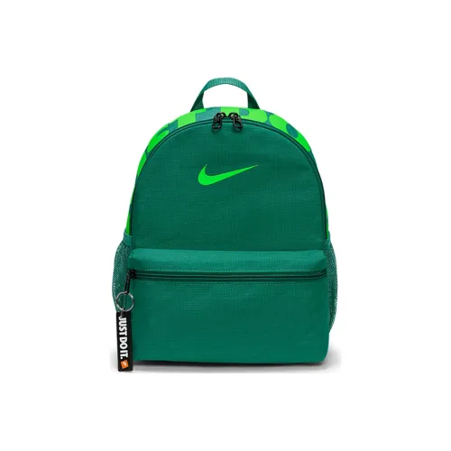 Nike Кожа Рюкзак Мини Унисекс Зеленый