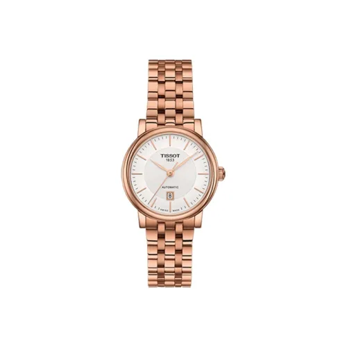 TISSOT Автоматический механический механизм Женские Carson Elite Series Часы 30MM Серебряные
