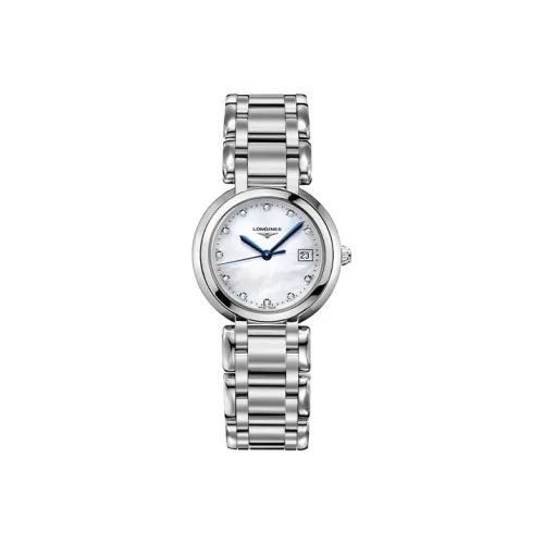 Longines Quartz Movement Женские часы Heart Moon Collection 30MM Белый