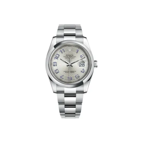 ROLEX Log Series Автоматический Механический Часы Мужские 36 мм Серебристый Циферблат