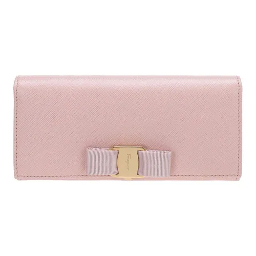 Ferragamo Кошелек из коровьей кожи женский цвет "Хлопковая конфета" розовый