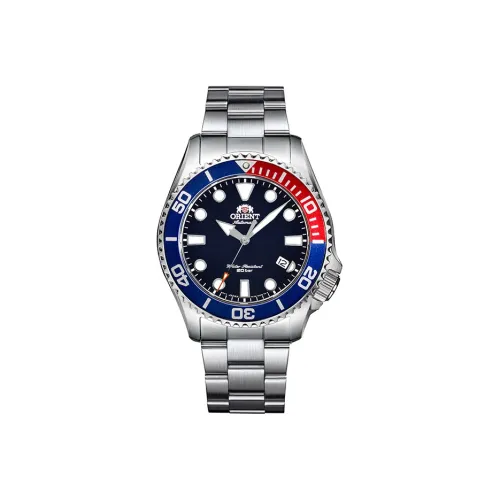 ORIENT Автоматический Механический Механизм Мужские Часы из Коллекции Diving Shark 43,4 мм Черные