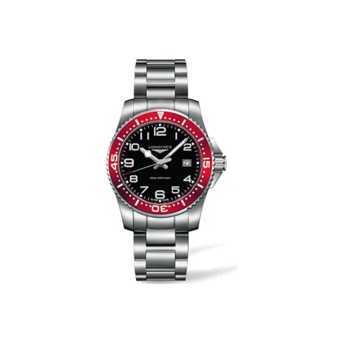 LONGINES Comcast Diving Collection Кварцевый механизм Мужские часы Часы 41 мм Черный циферблат