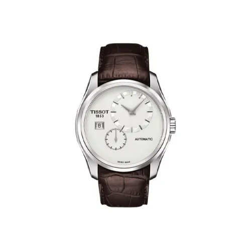 TISSOT Автоматический Механический Механизм Мужские Часы Kutu Collection 39 мм Белые