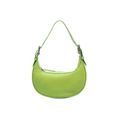 By Far Кожа Полумесяц Сумка Сумка через плечо Женская Зеленая