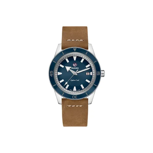 RADO Автоматический Механический Механизм Мужские Часы Captain Cook Collection 42 мм Синий