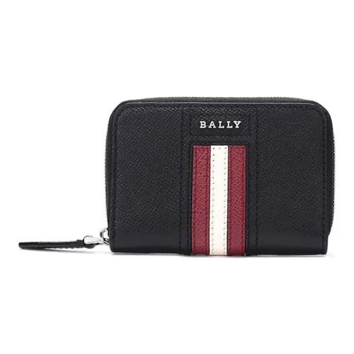 BALLY Кожа Монета Кошелек Мужской Черный