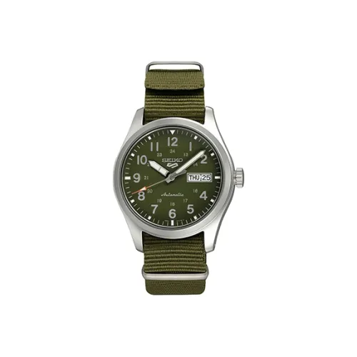 SEIKO Механический механизм Мужские часы 39,38мм*11,32мм Зеленый
