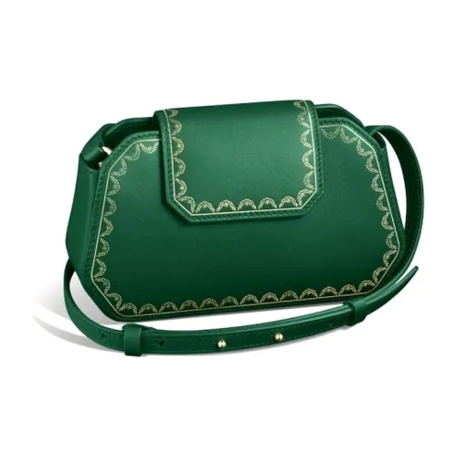 Cartier Guirlande Телячья кожа Сумка Сумка через плечо Сумка через плечо Экстра мини Женская Зеленая